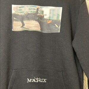 The Matrix Graphic Black Hoodie